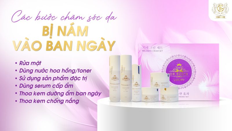 Bộ trị nám chăm sóc da tại nhà