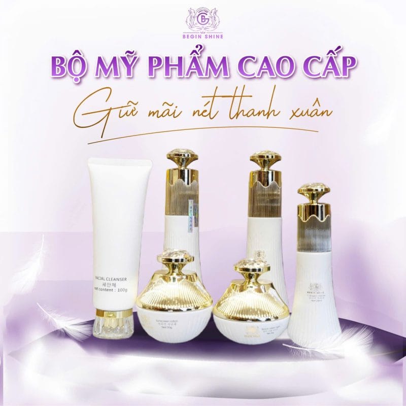 Bộ mỹ phẩm cao cấp Begin shine