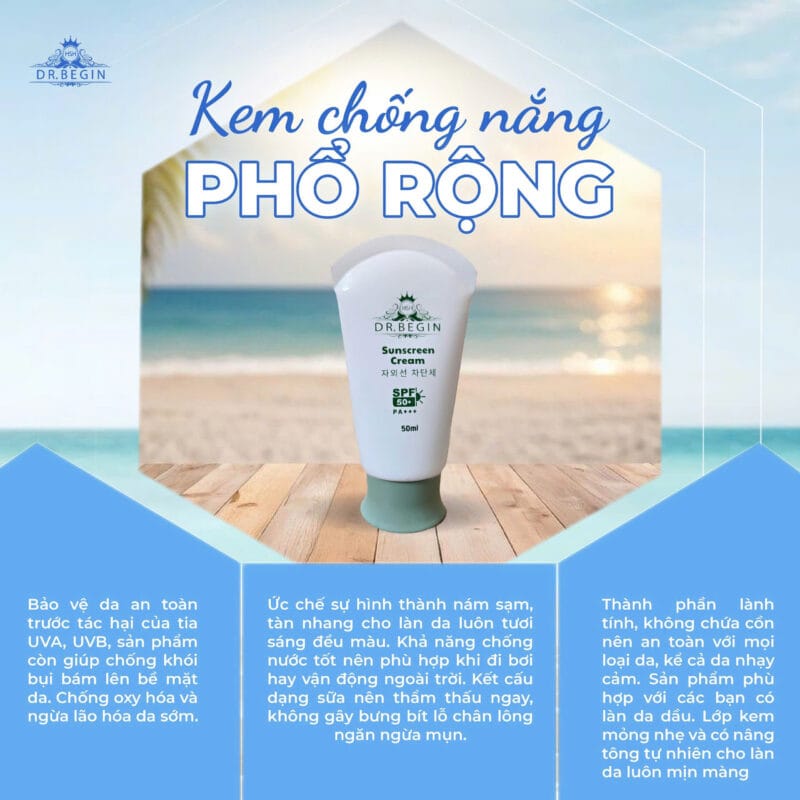 Kem chống nắng phổ rộng